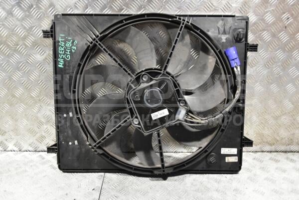 Вентилятор радиатора 9 лопастей в сборе с диффузором Maserati Ghibli 2013 5020718 321760 - 1