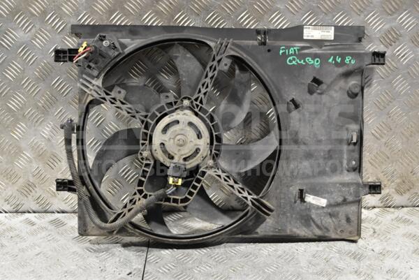 Вентилятор радиатора 7 лопастей в сборе с диффузором Fiat Qubo 1.4 8V 2008 51864282 321762 - 1