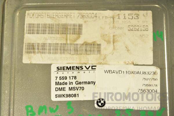 Блок управления двигателем BMW 3 2.5 24V (E90/E91) 2005-2013 7559178 322516 - 2