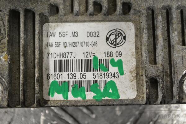 Блок управления двигателем Lancia Musa 1.4 8V 2004-2012 51819343 324396 - 2