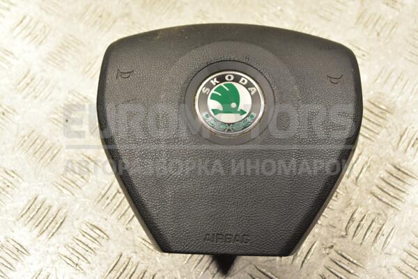 Подушка безопасности руль Airbag Skoda Fabia 2007-2014 5J0880201E 324400 euromotors.com.ua