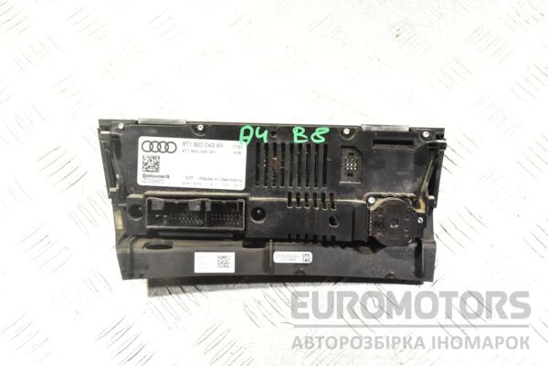 Блок управления печкой климат Audi A4 (B8) 2007-2015 8T1820043AN 325267 - 2