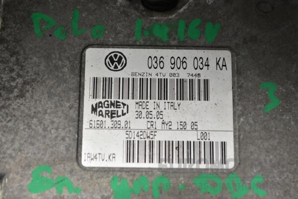 Блок управления двигателем VW Polo 1.4 16V 2009-2016 036906034KA 325469 - 2