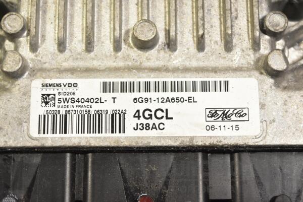 Блок керування двигуном Ford S-Max 2.0tdci 2006-2015 6G9112A650EL 327503 - 2