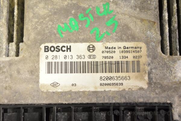 Блок управління двигуном комплект 06- Renault Master 2.5dCi 1998-2010 0281013363 327971 - 2