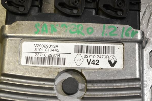 Блок управління двигуном комплект Renault Sandero 1.2 16V 2013 237102479R 328817 - 2