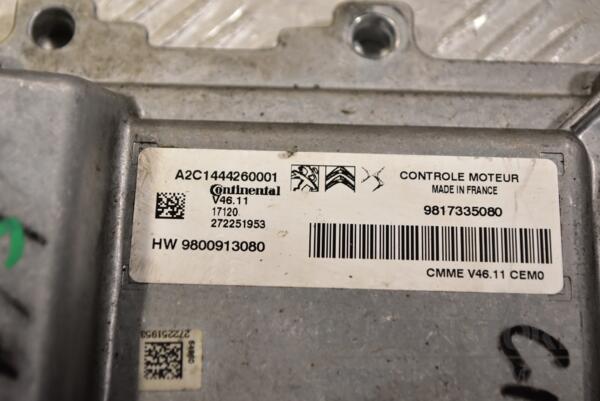 Блок керування двигуном Citroen C3 1.2 12V 2016 9817335080 329781 - 2