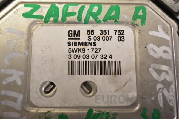 Блок управління двигуном комплект Opel Zafira 1.8 16V (A) 1999-2005 55351752 330417 - 2