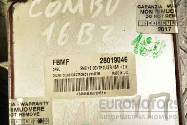 Блок управления двигателем комплект Opel Combo 1.6 16V 2001-2011 28019046 330434 - 2