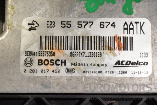 Блок управления двигателем Opel Astra 2.0cdti (J) 2009-2015 55577674 330581 - 2