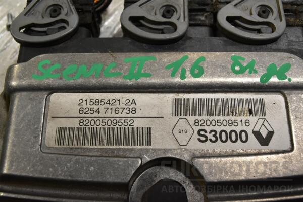 Блок керування двигуном Renault Scenic 1.6 16V (II) 2003-2009 8200509516 330615 - 2