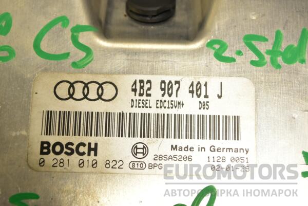 Блок управления двигателем Audi A6 2.5tdi (C5) 1997-2004 0281010822 331206 - 2