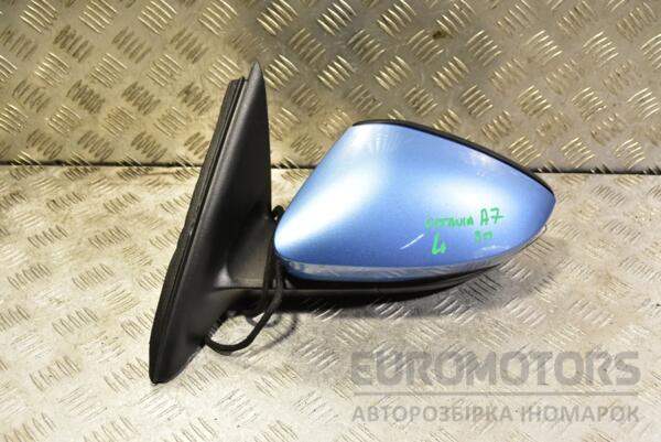 Зеркало левое электр 9 пинов Skoda Octavia (A7) 2013-2020 5E0857933 331827 - 2
