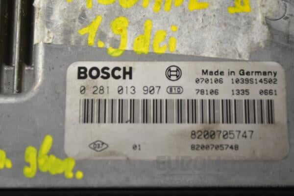 Блок управления двигателем Renault Megane 1.9dCi (II) 2003-2009 8200705747 331940 - 2