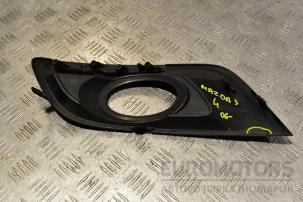 Накладка бампера під птф ліва 06- (дефект) Mazda 3 2003-2009 BS3E50C21 332626 - 2
