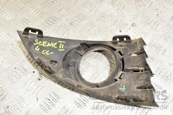 Накладка бампера под птф левая 06- Renault Scenic (II) 2003-2009 P0009511 332722 - 2