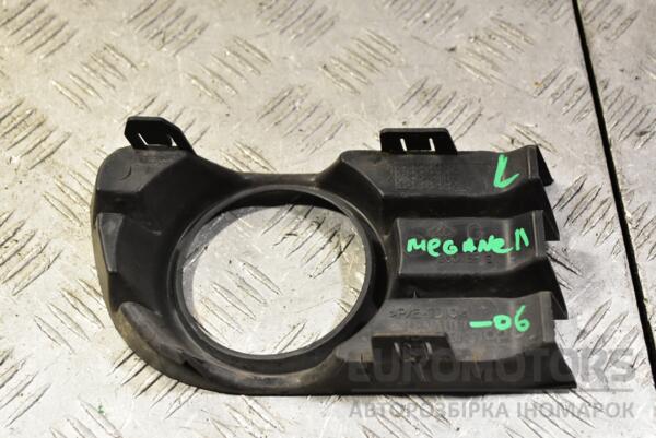 Накладка переднього бампера під птф ліва -06 Renault Megane (II) 2003-2009 8200115117 333398 - 2