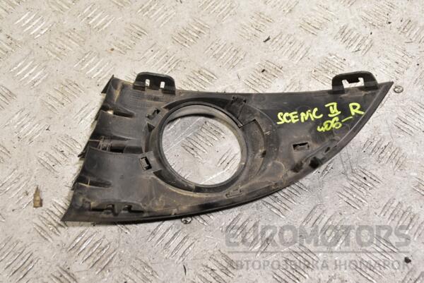 Накладка бампера під птф права 06- Renault Scenic (II) 2003-2009 P0009512 333673 - 2