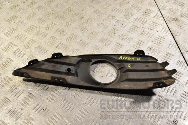 Накладка бампера під ВТФ права Opel Astra (H) 2004-2010 13110337 333683 - 2