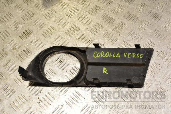 Накладка бампера под птф правая Toyota Corolla Verso 2004-2009 521270F040 333700 - 2