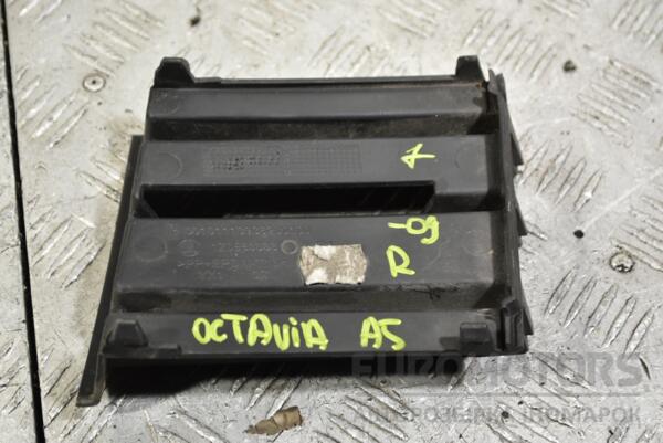 Решетка переднего бампера правая -09 Skoda Octavia (A5) 2004-2013 1Z0853666 333758 - 2