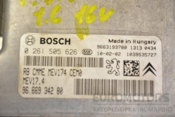 Блок управління двигуном комплект Peugeot 308 1.6 16V 2007-2015 9666934280 336250 - 2