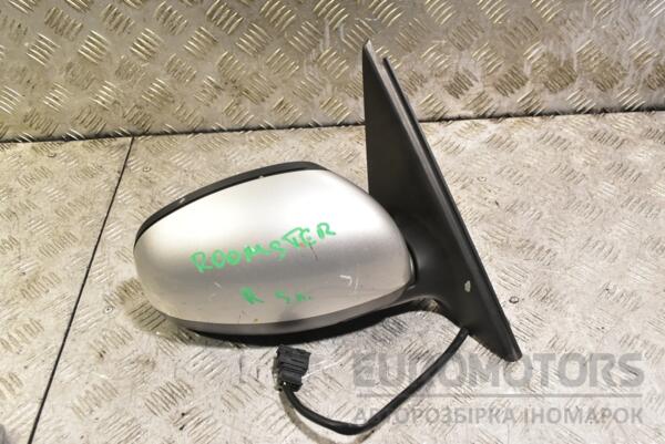 Зеркало правое электр 5 пинов Skoda Roomster 2006-2015 336456 - 2