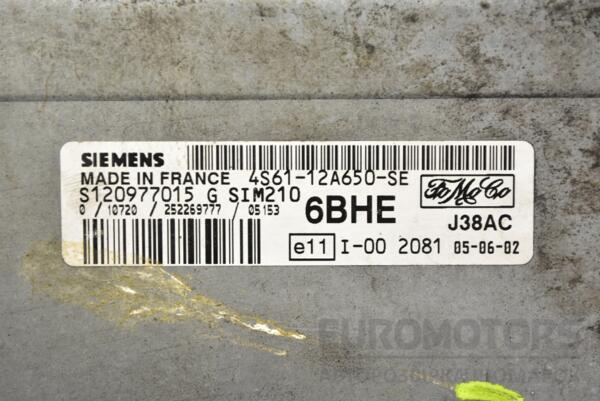 Блок управления двигателем Ford Fiesta 1.25 16V 2002-2008 4S6112A650SE 336720 - 2