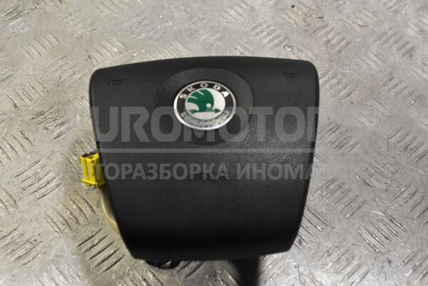 Подушка безопасности руль Airbag Skoda Fabia 2007-2014 5J0880201D 337197 euromotors.com.ua