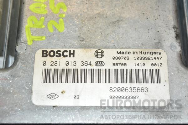 Блок управління двигуном комплект Renault Trafic 2.0dCi 2001-2014 0281013364 337357 - 2