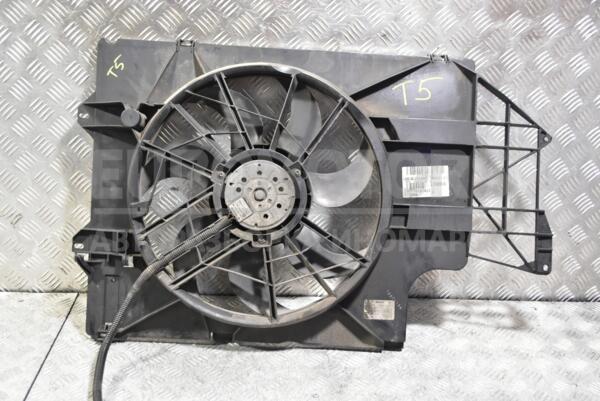 Вентилятор радіатора 7 лопатей в зборі з дифузором VW Transporter (T5) 2003-2015 7H0121201DA 339855 euromotors.com.ua