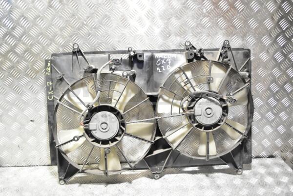 Вентилятор радиатора комплект 2 секции 7 лопастей+5 лопастей с диффузором Mazda CX-7 2.2tdi 2007-2012 1680002281 339861 - 1