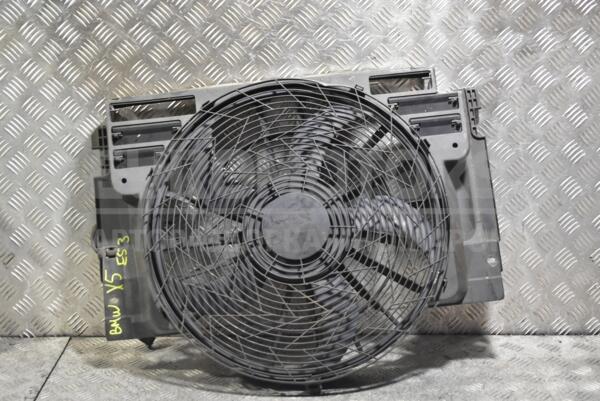 Вентилятор радиатора 5 лопастей в сборе с диффузором BMW X5 (E53) 2000-2007 6909897 339875 - 1