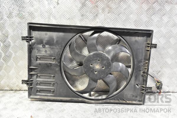 Вентилятор радиатора 7 лопастей с диффузором VW Golf (VII) 2012-2020 5Q0121205C 339901 - 2