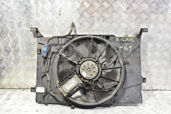Вентилятор радіатора 7 лопатей в зборі з дифузором Mercedes A-class (W169) 2004-2012 A1695002093 339909 euromotors.com.ua