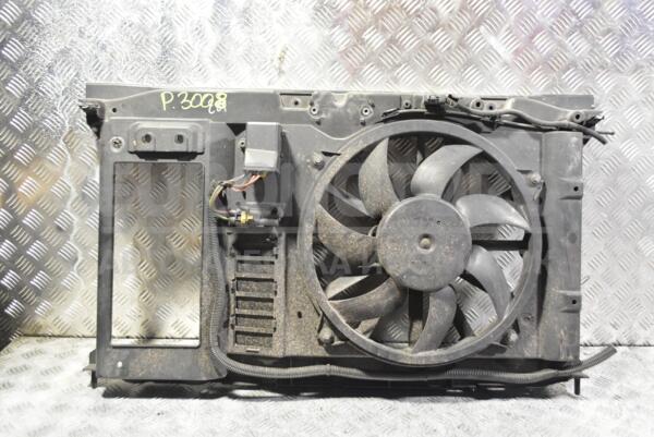 Вентилятор радіатора 7 лопатей у зборі з дифузором Peugeot 3008 2009-2016 9650316080 339917 euromotors.com.ua
