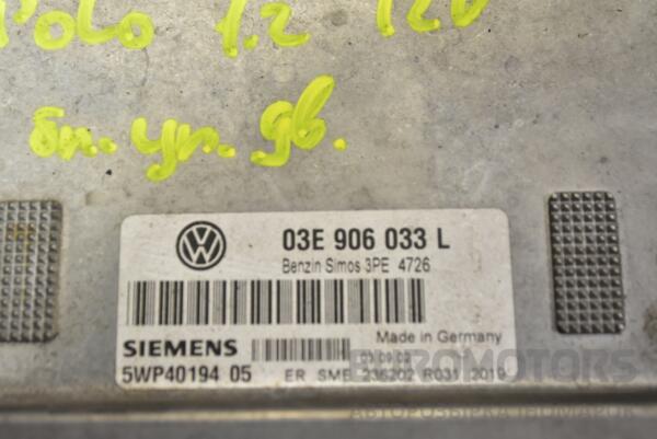 Блок керування двигуном VW Polo 1.2 12V 2009-2016 03E906033L 340078 - 2