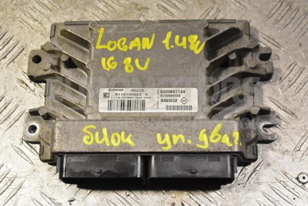 Блок управления двигателем Renault Logan 1.4 8V, 1.6 8V 2005-2014 8200661124 340145 - 1