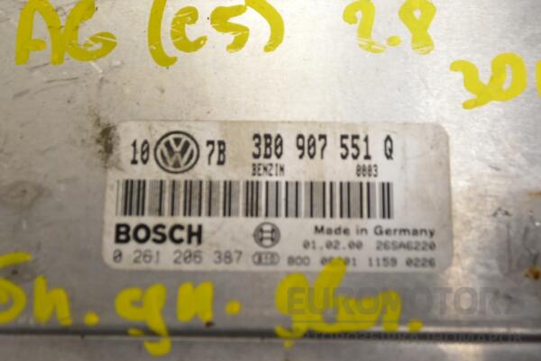 Блок управления двигателем Audi A6 2.8 30V (C5) 1997-2004 3B0907551Q 340451 - 2
