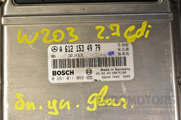 Блок управления двигателем Mercedes C-class 2.7cdi (W203) 2000-2007 A6121534979 341043 - 2