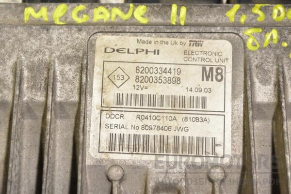 Блок управления двигателем Renault Megane 1.5dCi (II) 2003-2009 R0410C110A 341677 - 2