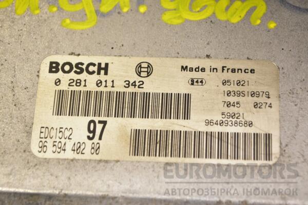 Блок управления двигателем Citroen Jumpy 2.0jtd 8V 1995-2007 0281011342 342067 - 2