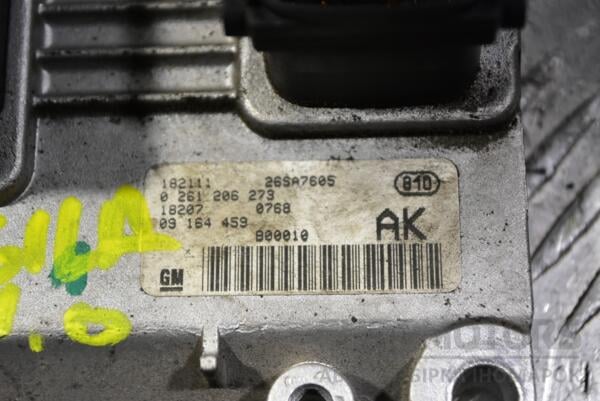 Блок управління двигуном комплект Opel Agila 1.0 12V (A) 2000-2007 09164459 342528 - 2