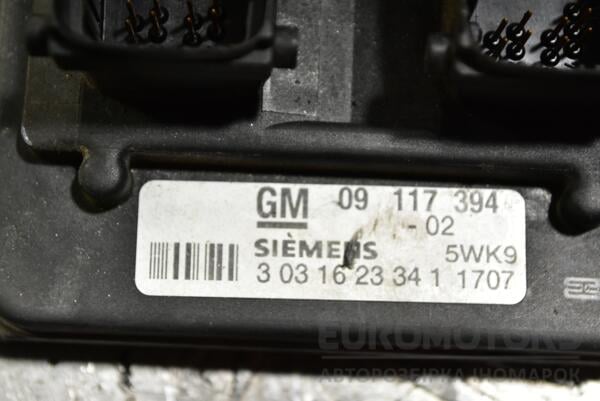 Блок управління двигуном комплект Opel Astra 1.8 16V (G) 1998-2005 09117394 342550 - 2