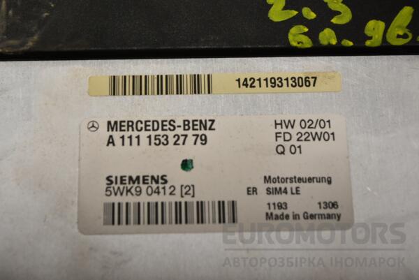 Блок управления двигателем Mercedes CLK 2.3 16V (W208) 1997-2003 A1111532779 342690 - 2