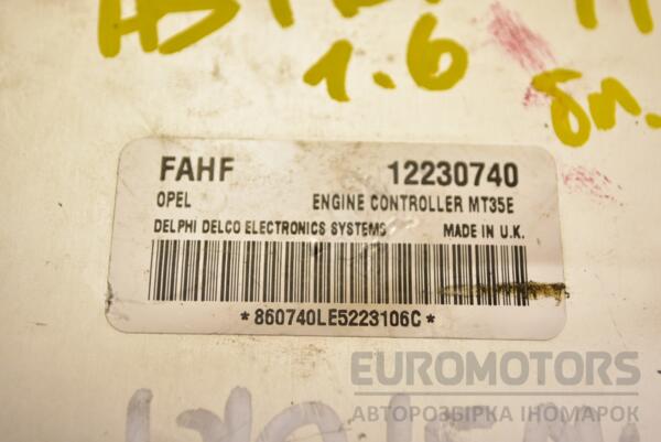 Блок управления двигателем Opel Astra 1.6 16V (H) 2004-2010 12230740 343479 - 2