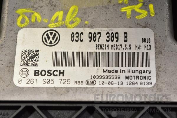 Блок керування двигуном VW Golf 1.4tsi (VI) 2008-2013 03C907309B 343584 - 2