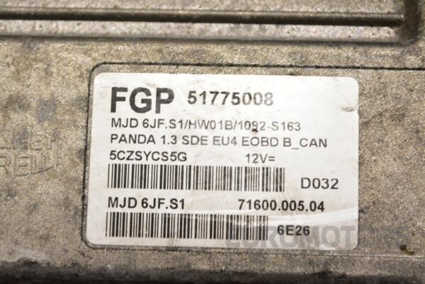 Блок керування двигуном Fiat Panda 1.3Mjet 2012 7160000504 344183 - 2