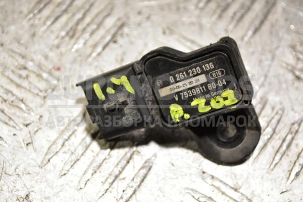 Датчик тиску наддуву (Мапсенсор) Peugeot 207 1.4 16V 2006-2013 0261230136 344490