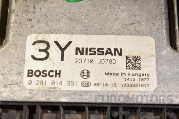 Блок керування двигуном Nissan Qashqai 2.0dCi 2007-2014 0281014361 345570 - 2